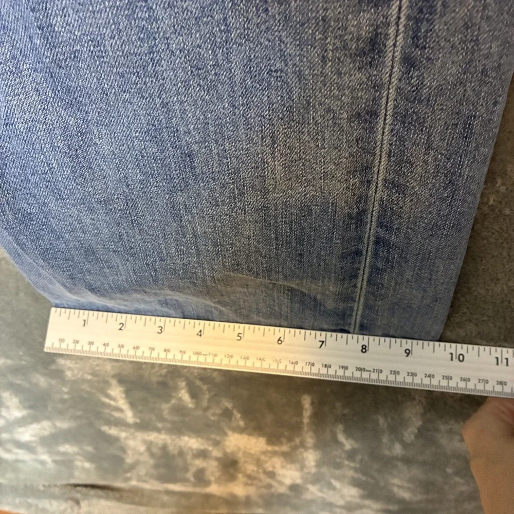 Vtg Banana Republic Mens Boot Cut Jeans 35x32 Casual Normcore Distressed Basic